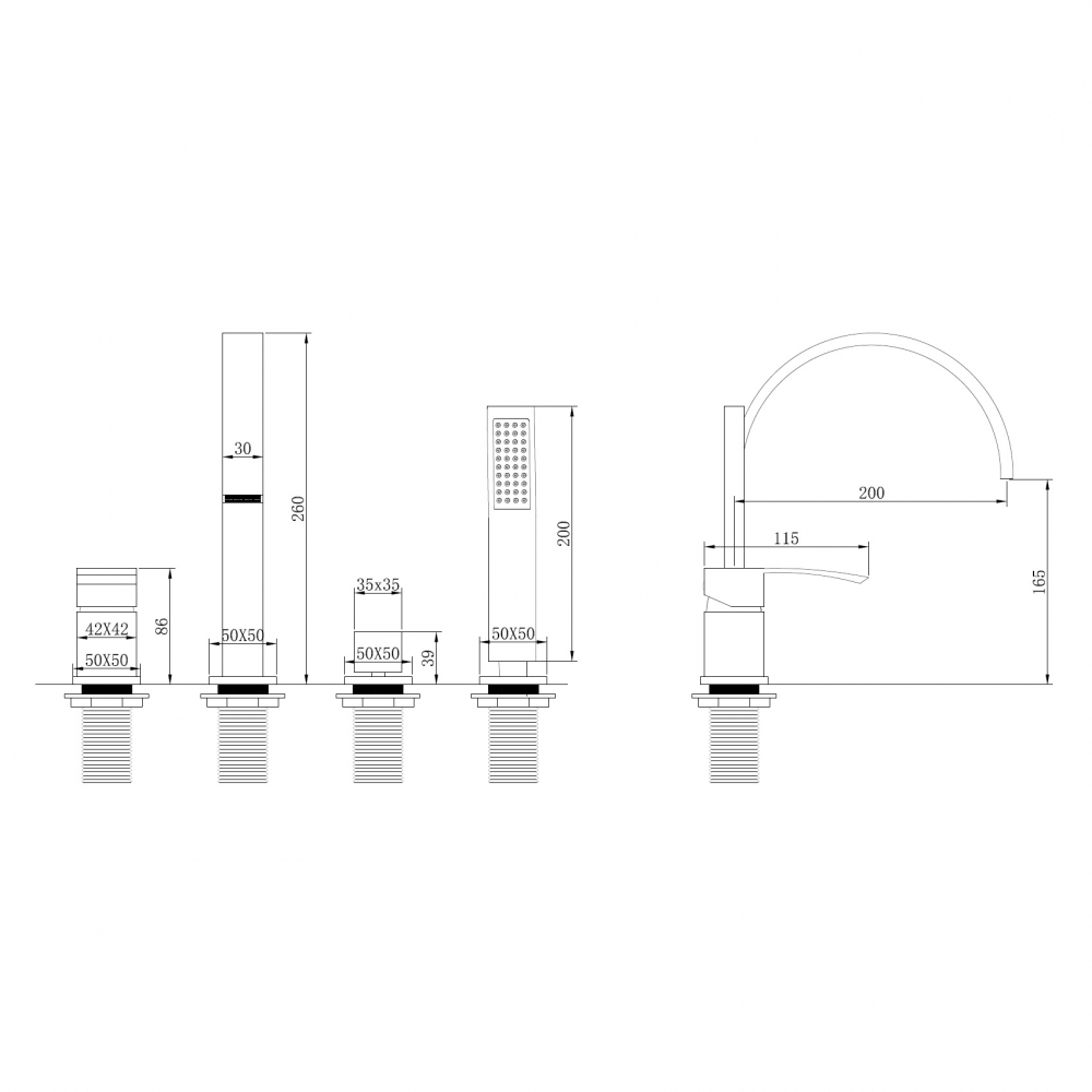 ��������� ABBER Wasserfall AF8613B �� ���� �����, ������ �������