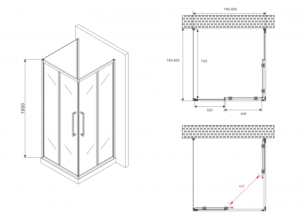 ������� ������ ABBER Schwarzer Diamant AG02080BH-S80B