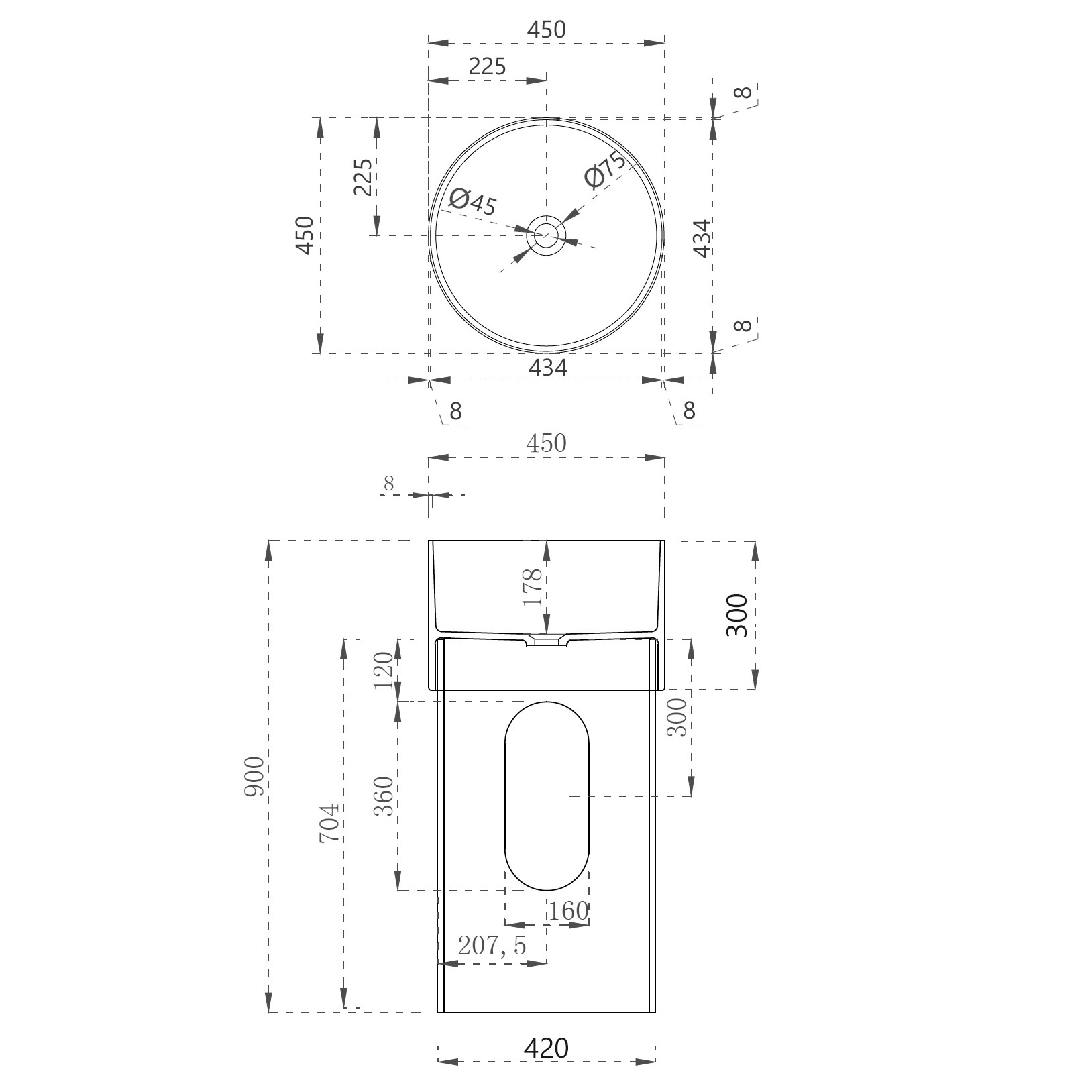 �������� ��������������� ���������� ABBER Kristall AT2701Onyx-H ������