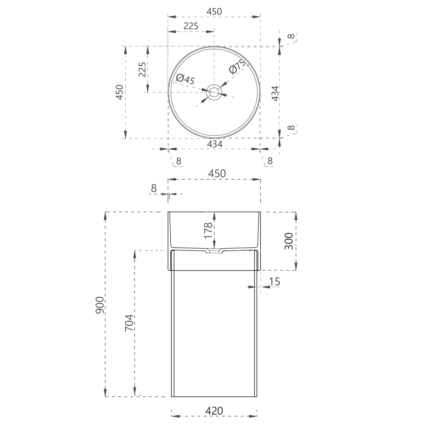 �������� ��������������� ���������� ABBER Kristall AT2701White-Aquamarin �����/���������